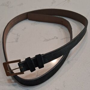 J. Crew Black and Gold Belt Premium Accessory.